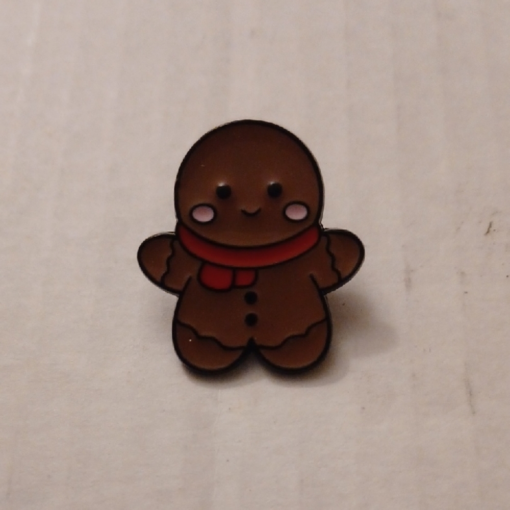 4/$30 New Cute Gingerbread Man Pin